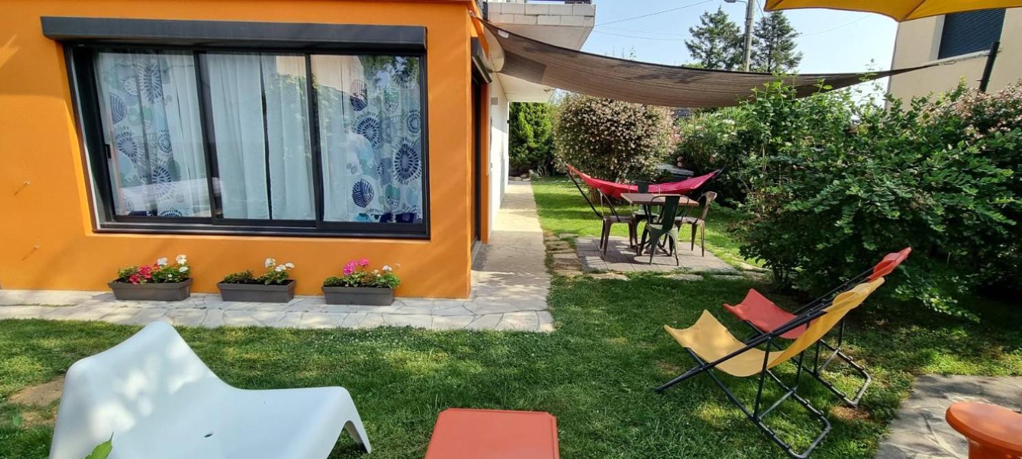 La Maison Pop Appartement Meuble Independant Avec Jardin Роман-сюр-Изер Экстерьер фото